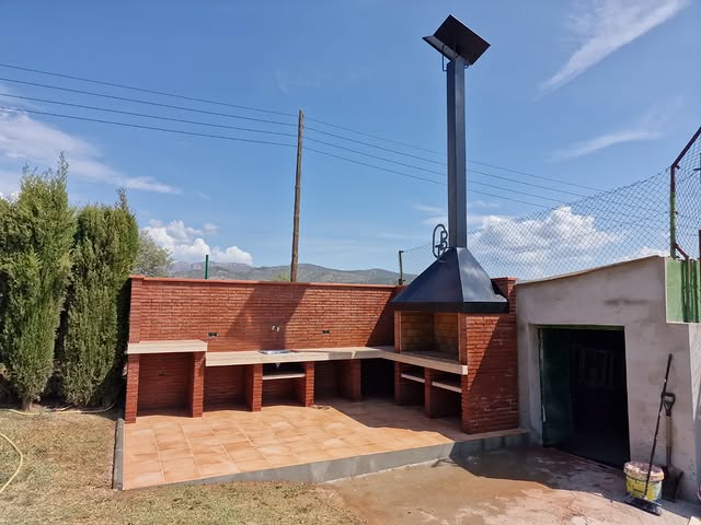 Construcción de barbacoa